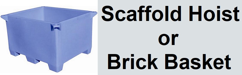 Brick Basket or Scaffold Hoist